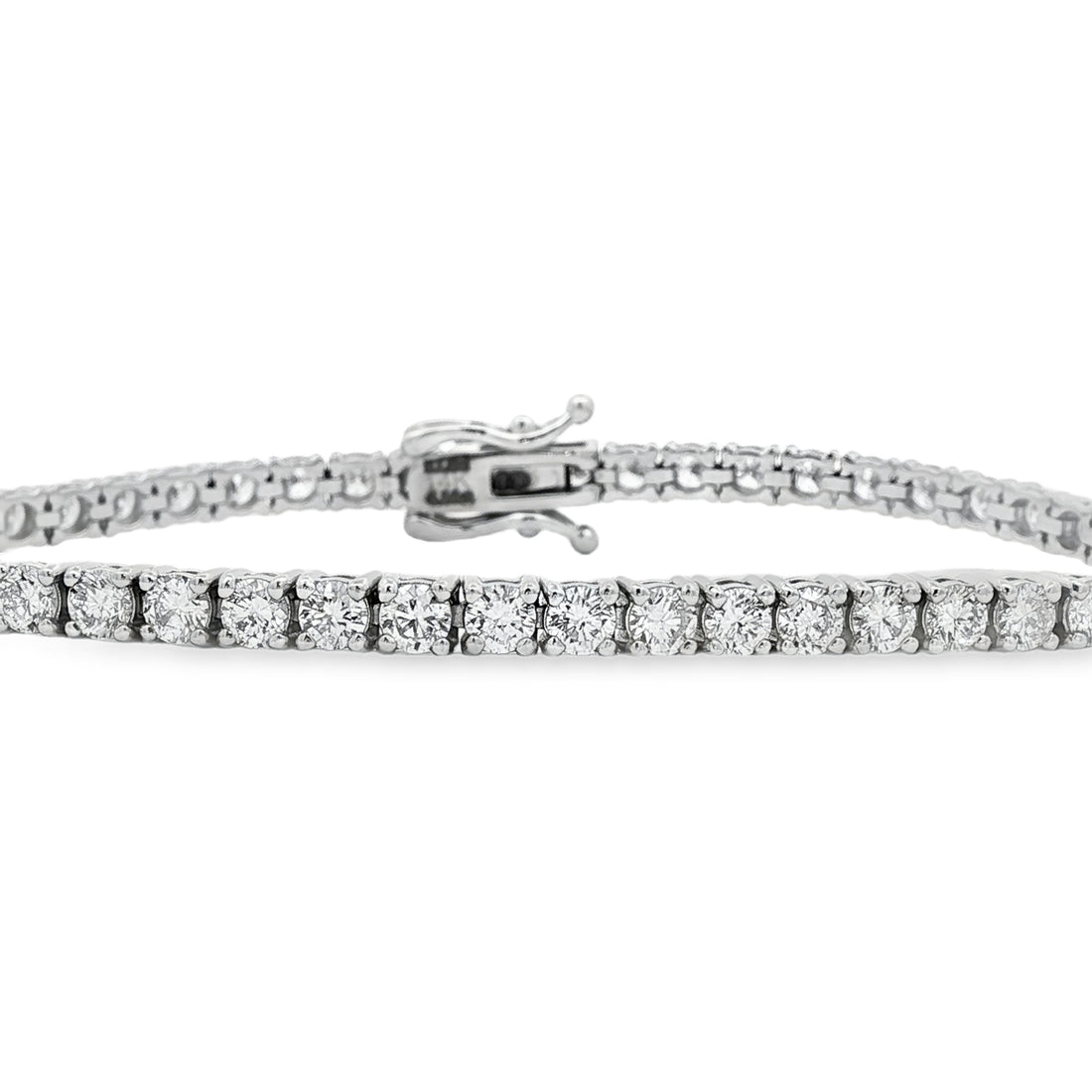 14kt White Gold Lab Diamond Tennis Bracelet