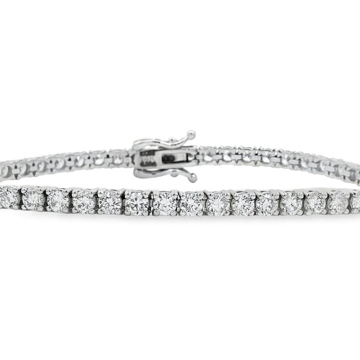14kt White Gold Lab Diamond Tennis Bracelet