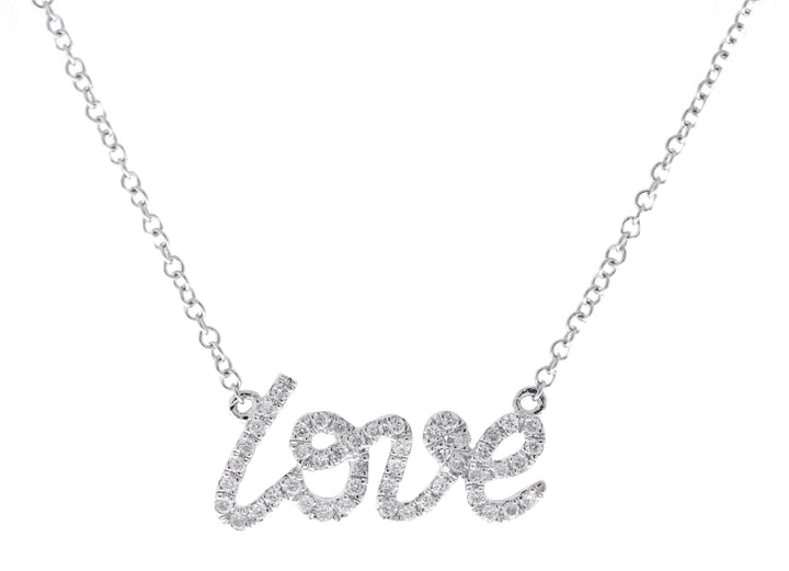 14kt White Gold Diamond Pendant