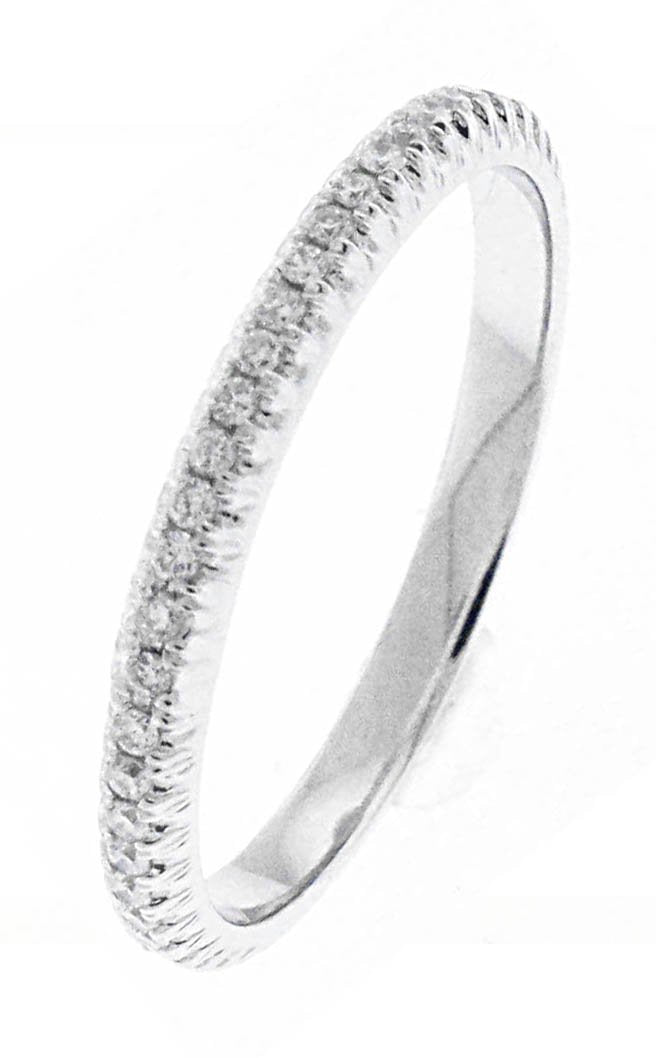 18kt White Gold Diamond Eternity Band