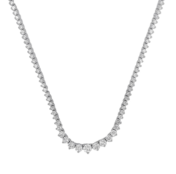 18kt White Gold Diamond Necklace