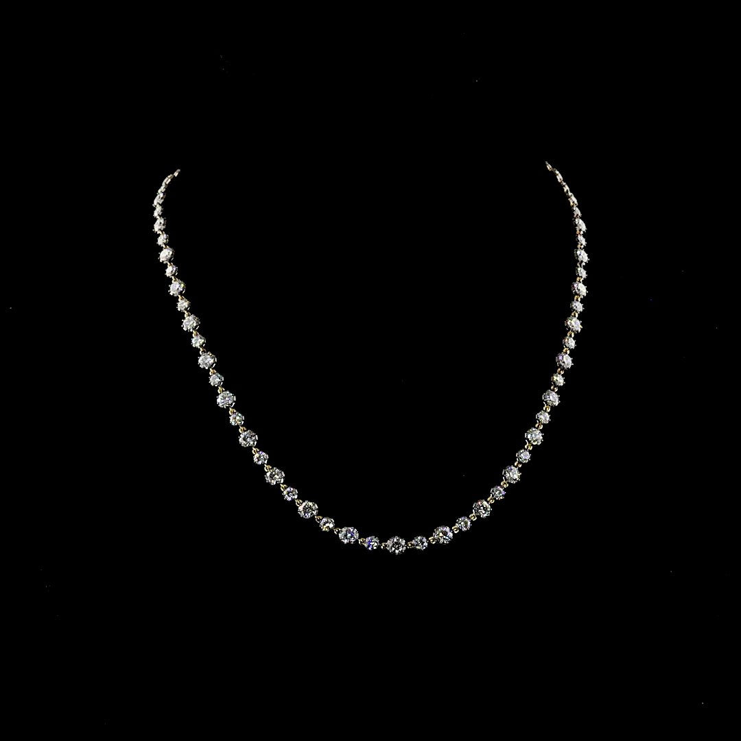 14kt Yellow Gold Lab Diamond Tennis Bracelet