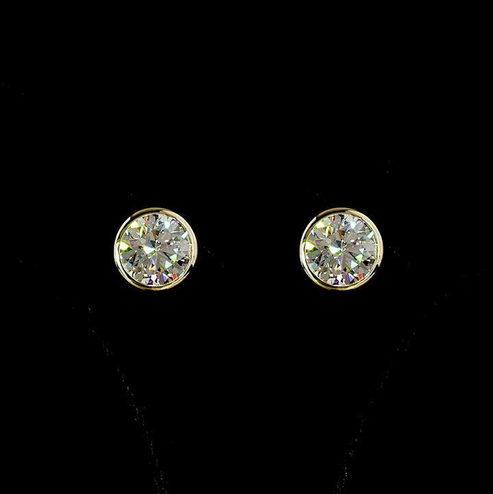 14kt Yellow Gold Lab Diamond Studs