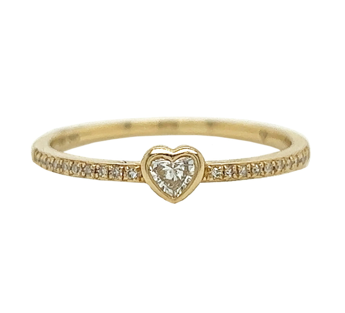 14kt Yellow Gold Diamond Ring