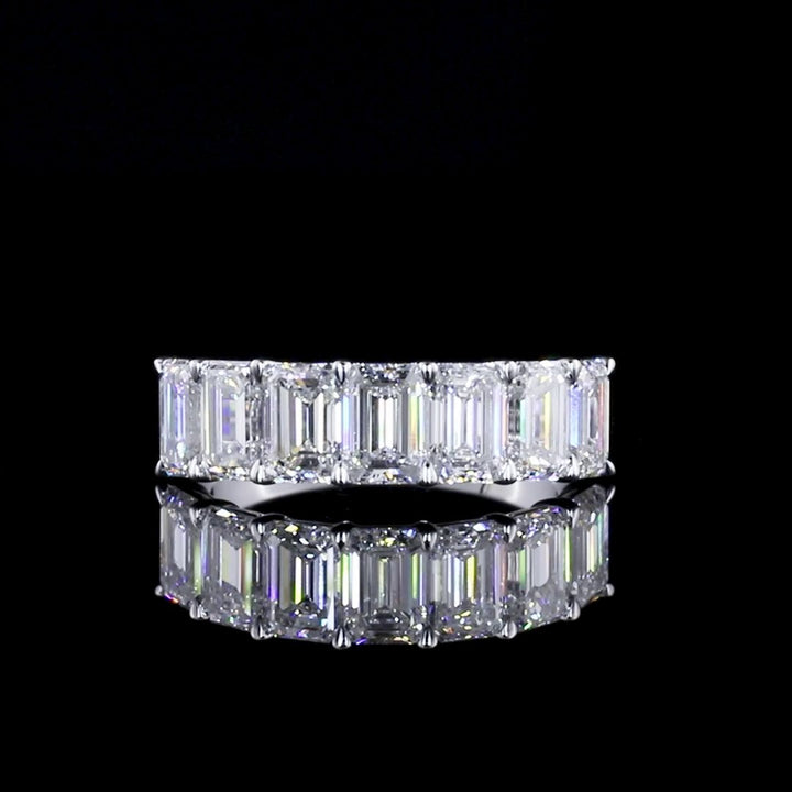 14kt White Gold Lab Diamond Band