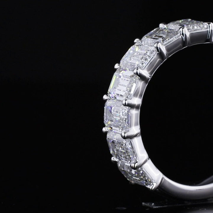 14kt White Gold Lab Diamond Band