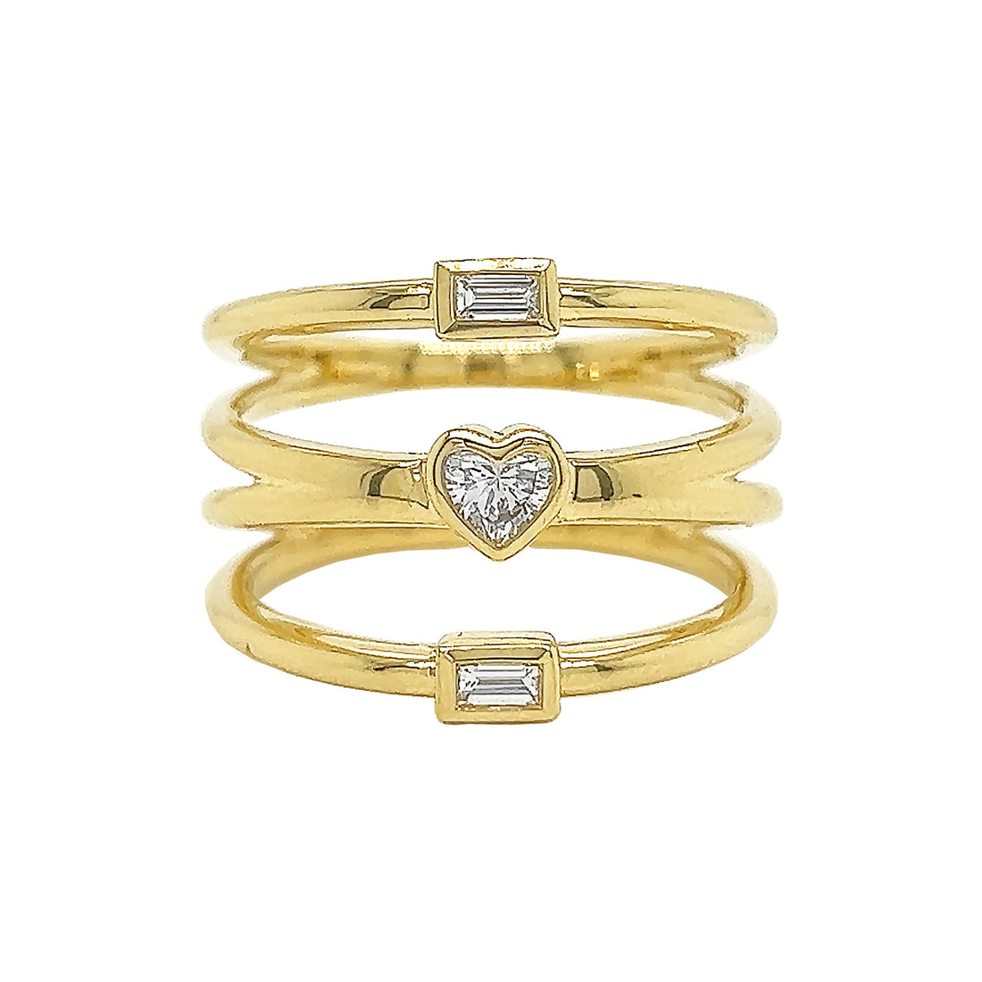 18kt Yellow Gold Diamond Ring