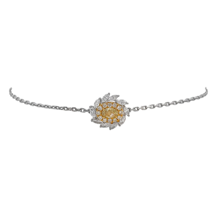 18kt White Gold Diamond Bracelet