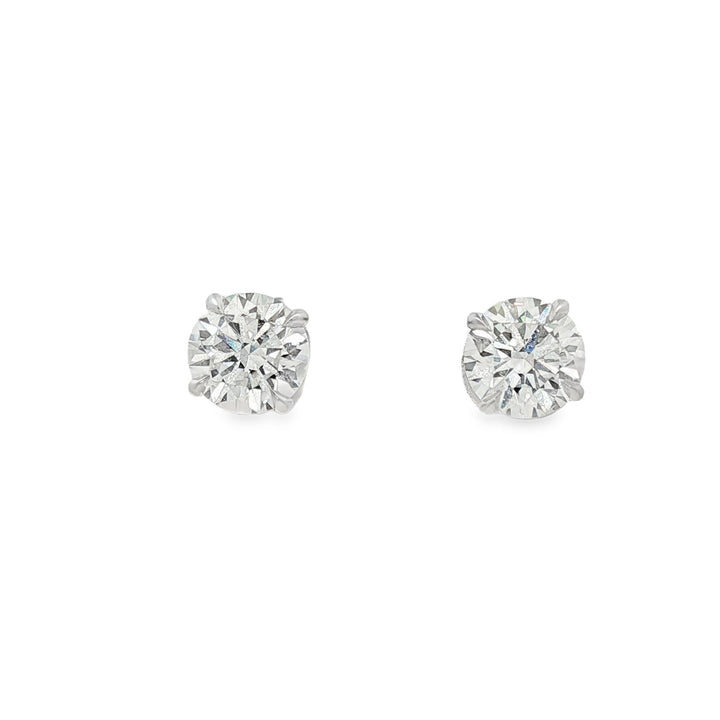 14kt White Gold Lab Diamond Studs