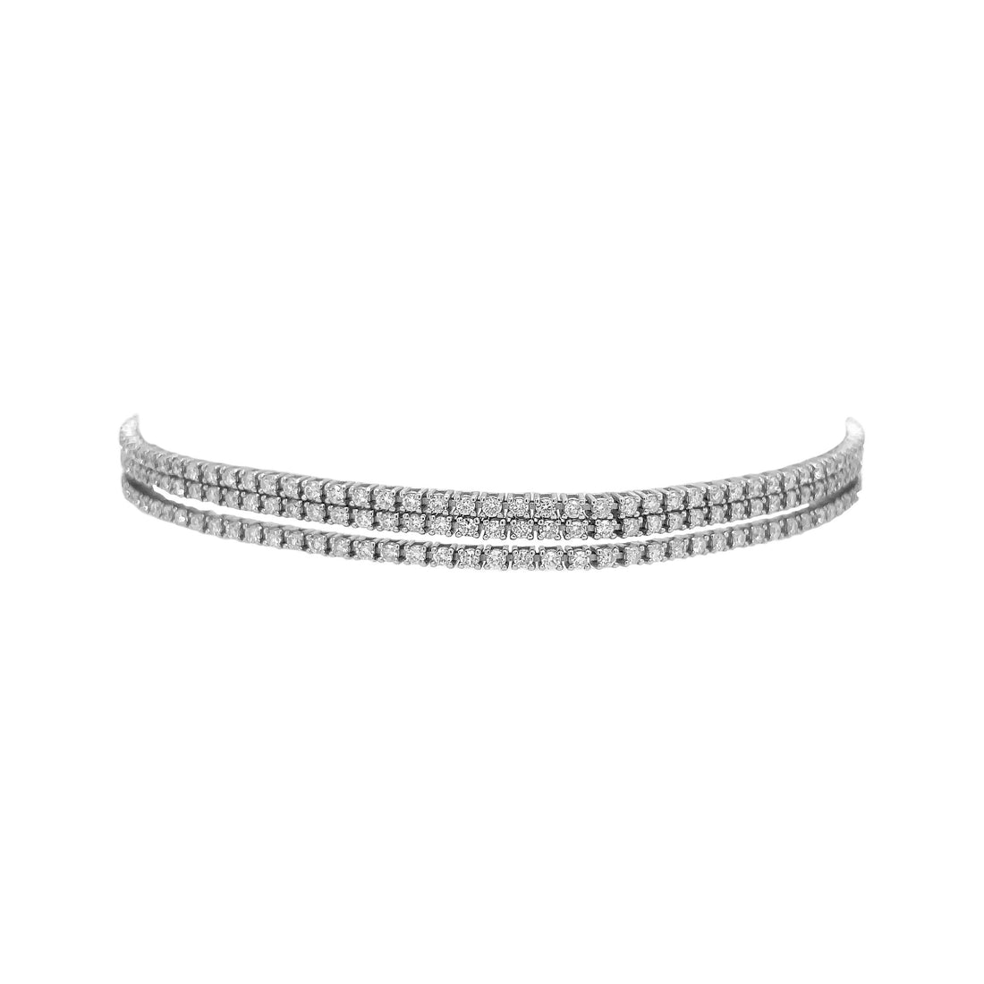 18kt White Gold Diamond Tennis Bracelet