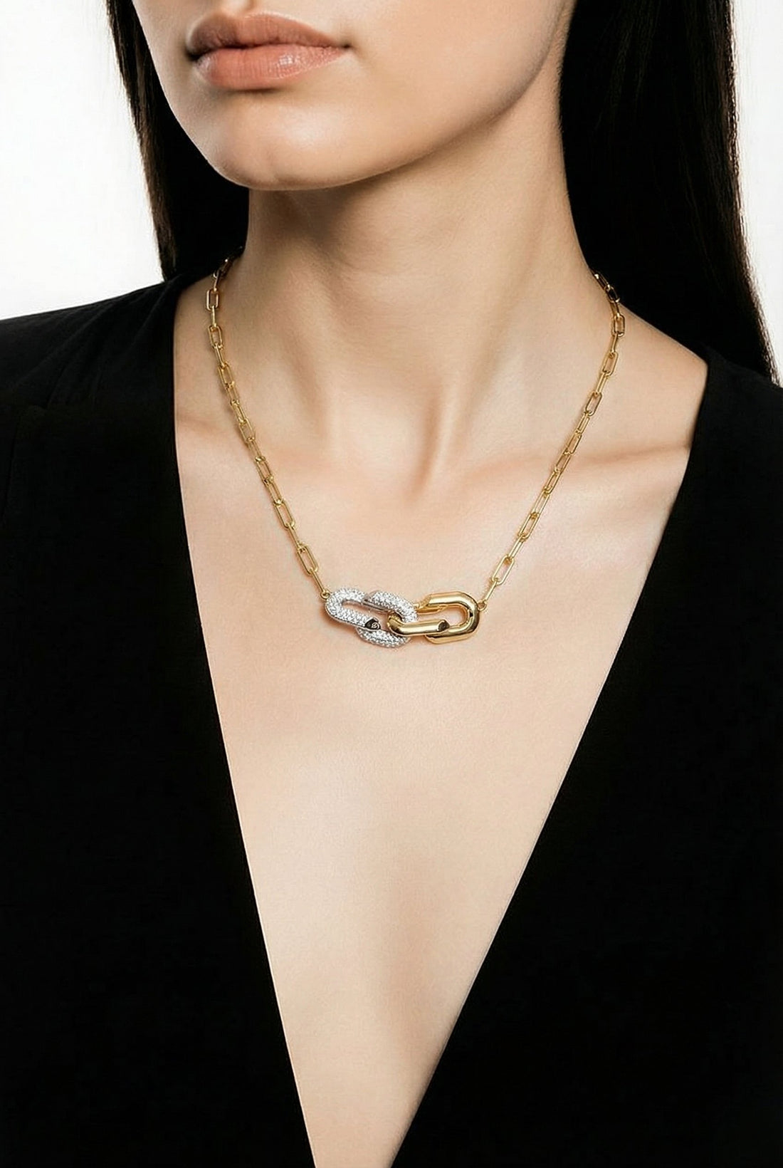 18kt Yellow And White Gold Diamond Pendant