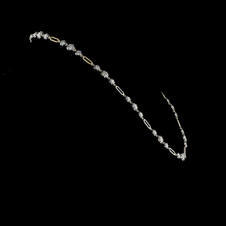 14kt Yellow Gold Lab Diamond Necklace