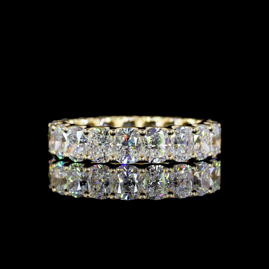 14kt Yellow Gold Lab Diamond Eternity Band