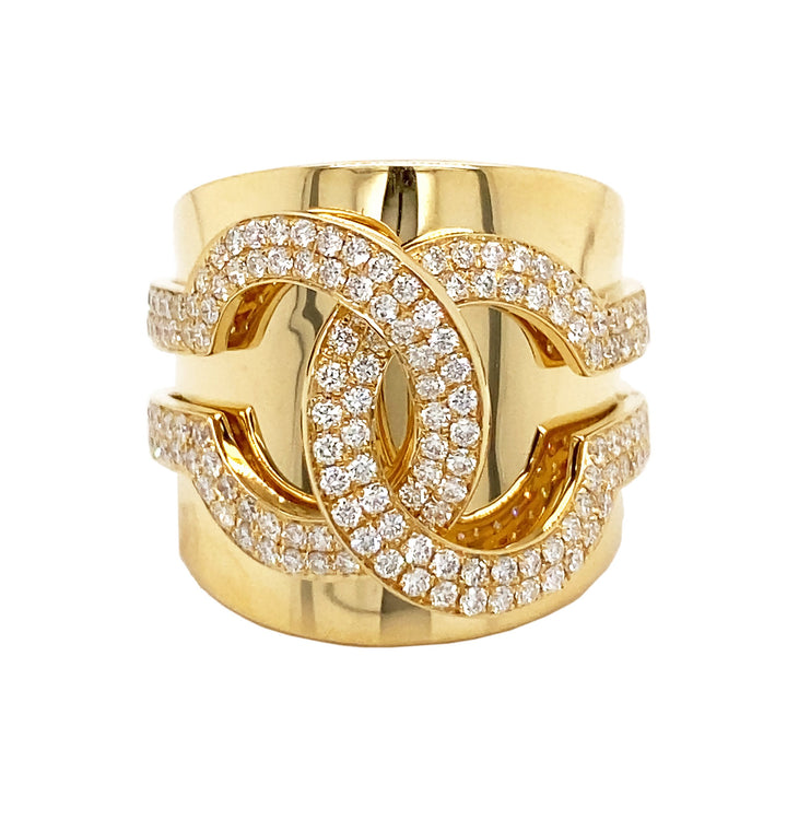 18kt Yellow Gold Diamond Ring