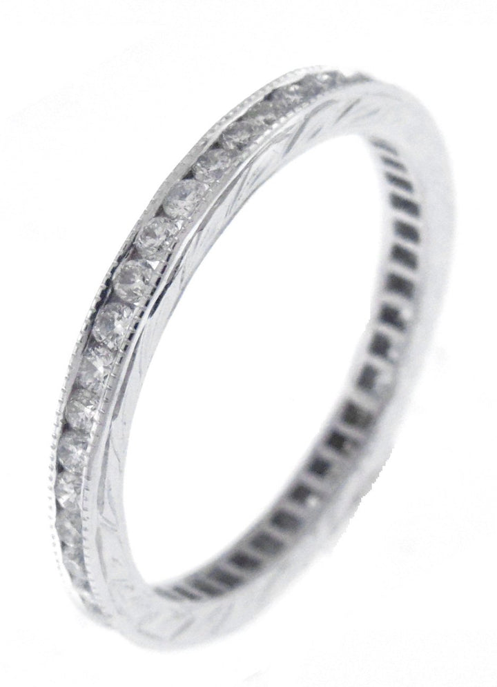 18kt White Gold Diamond Eternity Band