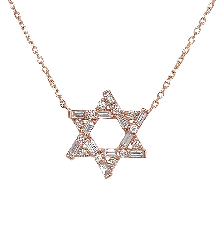 18kt Rose Gold Diamond Pendant