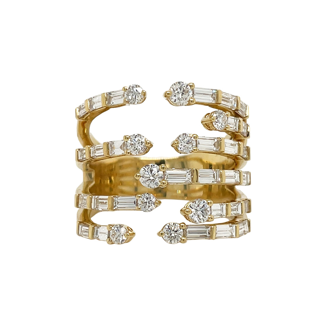 18kt Yellow Gold Diamond Ring