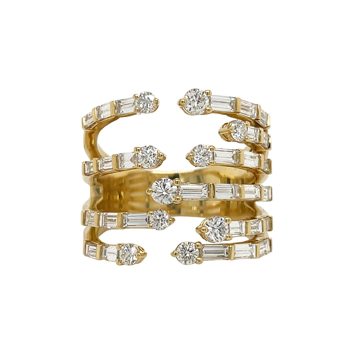 18kt Yellow Gold Diamond Ring