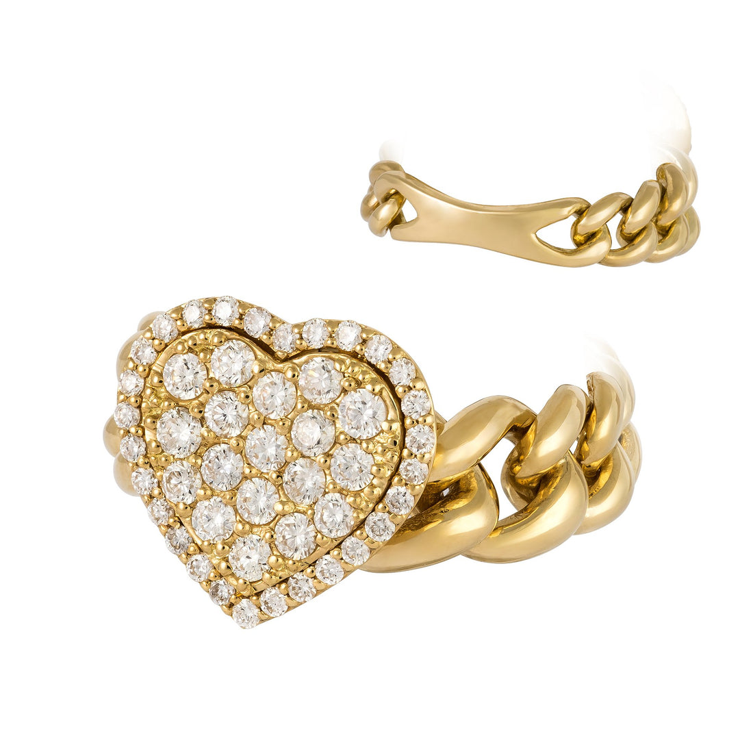 18kt Yellow Gold Diamond Ring