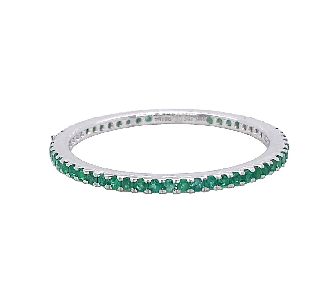 18kt White Gold Eternity Band