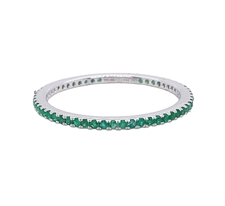 18kt White Gold Eternity Band