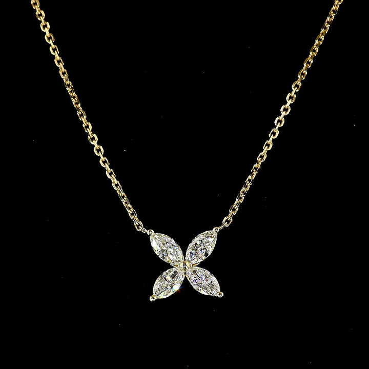 14kt Yellow Gold Lab Diamond Pendant