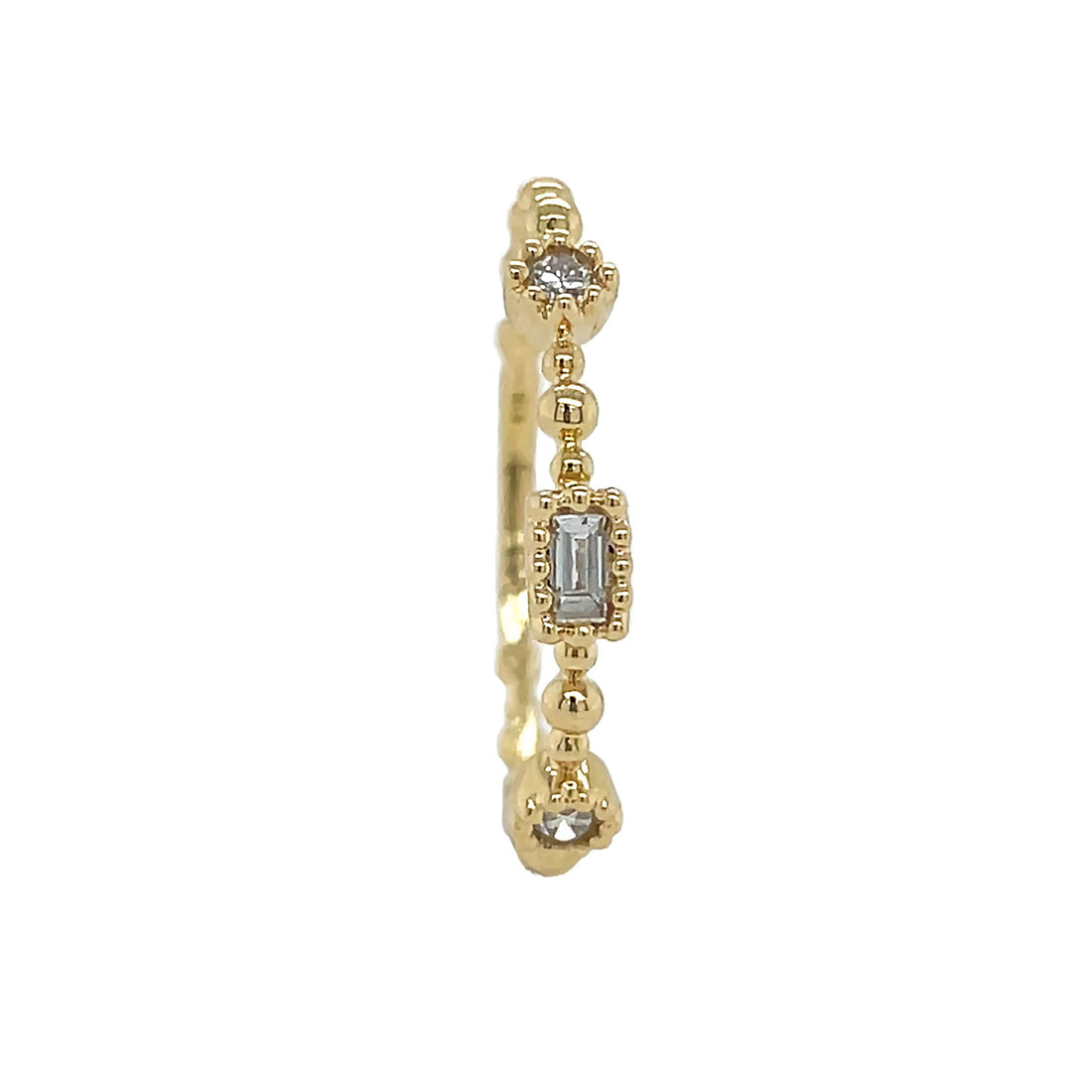 18kt Yellow Gold Diamond Band
