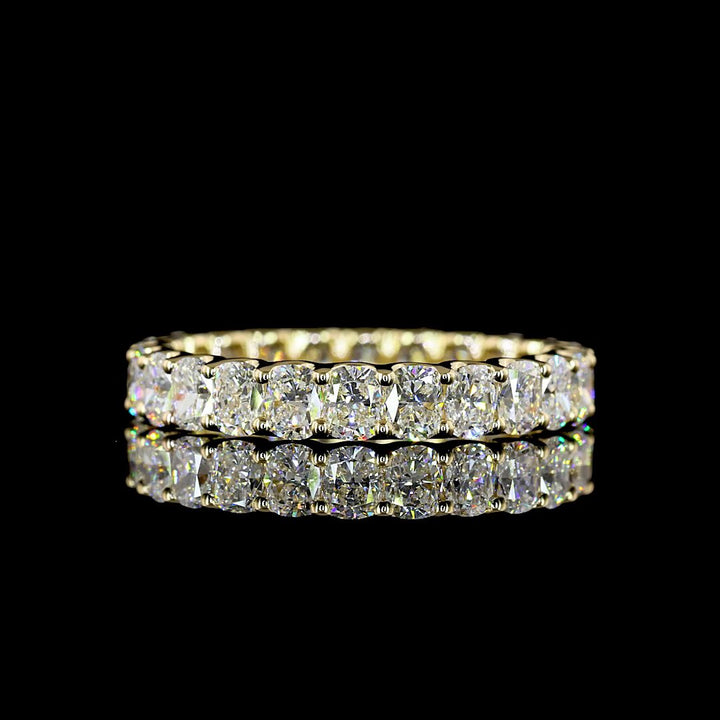 14kt White Gold Lab Diamond Band
