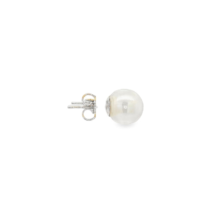 18kt White Gold Pearl Earrings