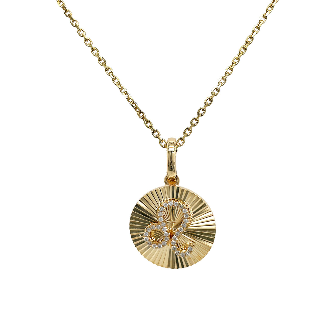 14kt Yellow Gold Diamond Pendant
