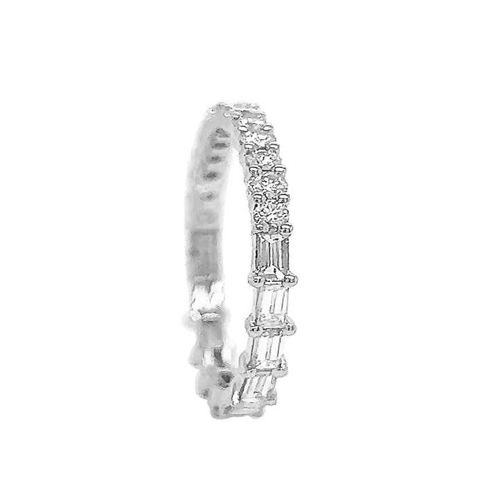 18kt White Gold Diamond Eternity Band