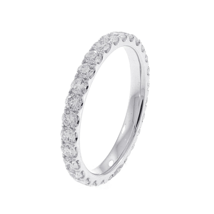 18kt White Gold Diamond Eternity Band