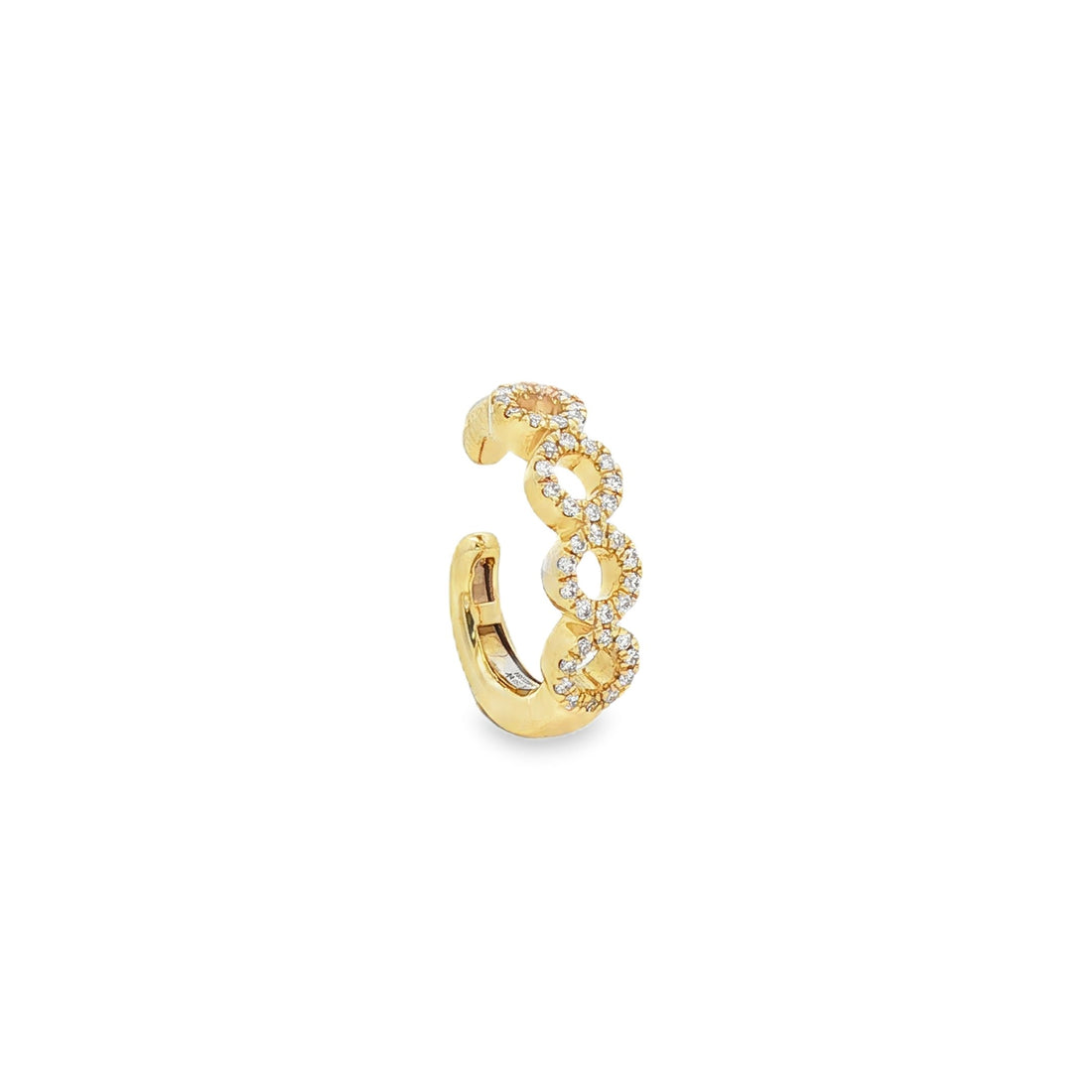 18kt Yellow Gold Diamond Cuff Earring