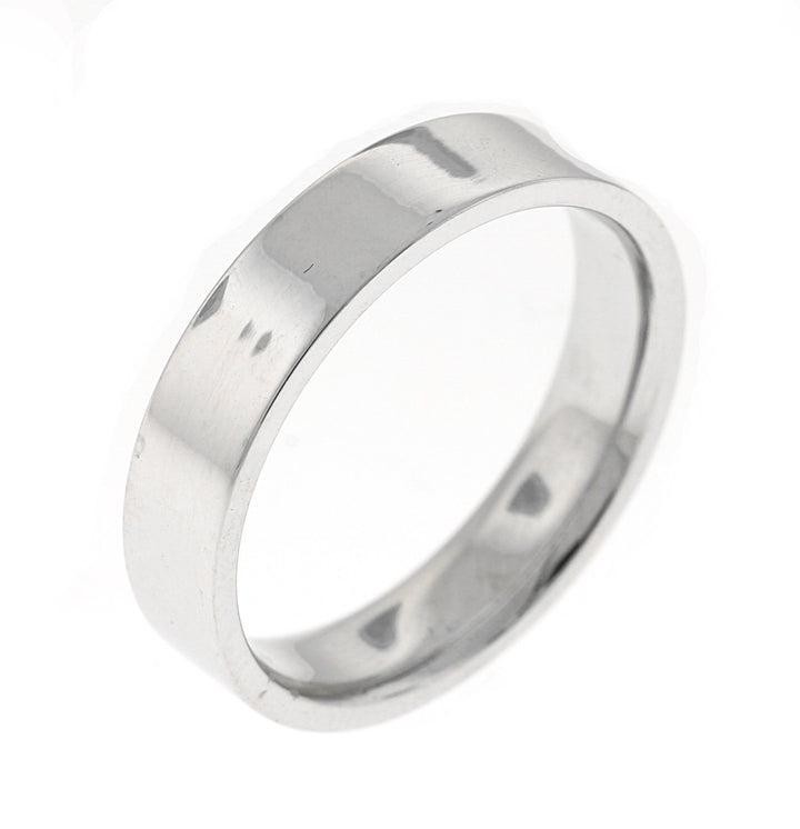 14kt White Gold Wedding Band