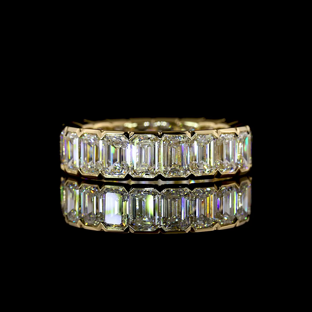 14kt Yellow Gold Lab Diamond Eternity Band