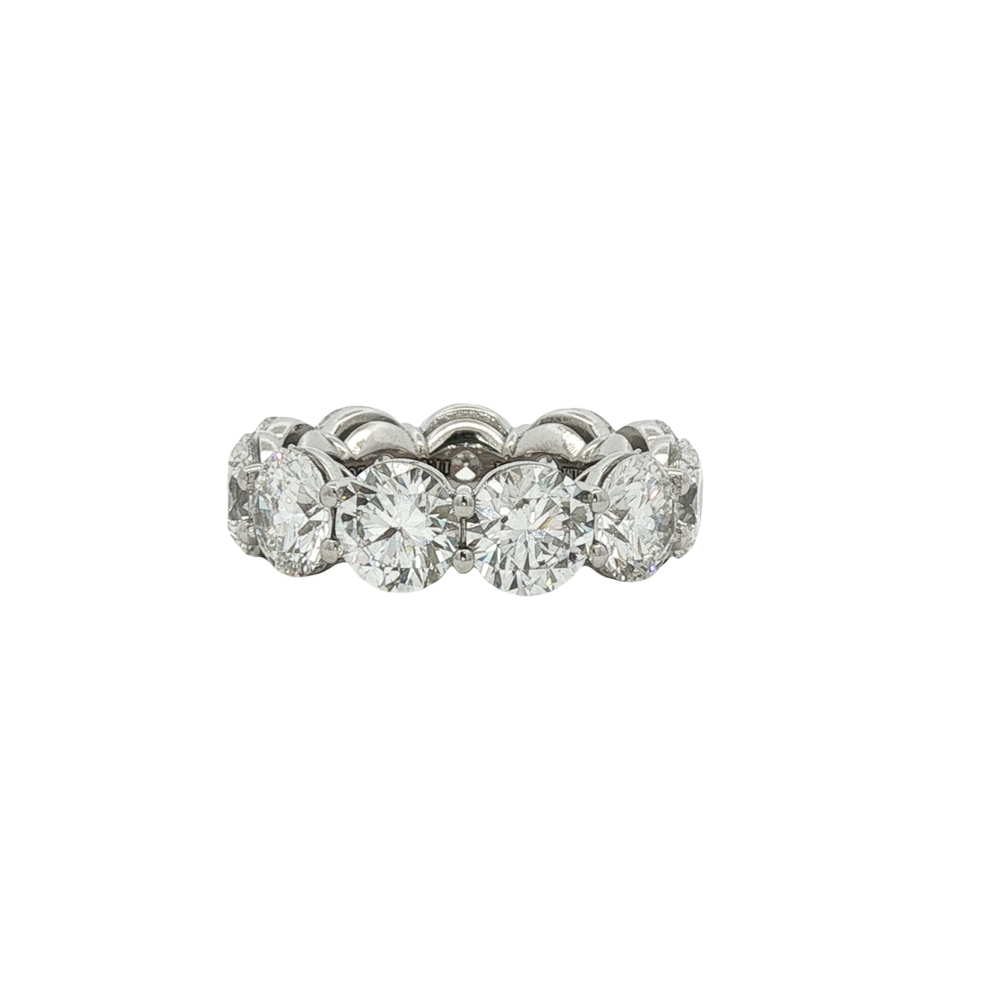 Platinum Lab Diamond Eternity Band