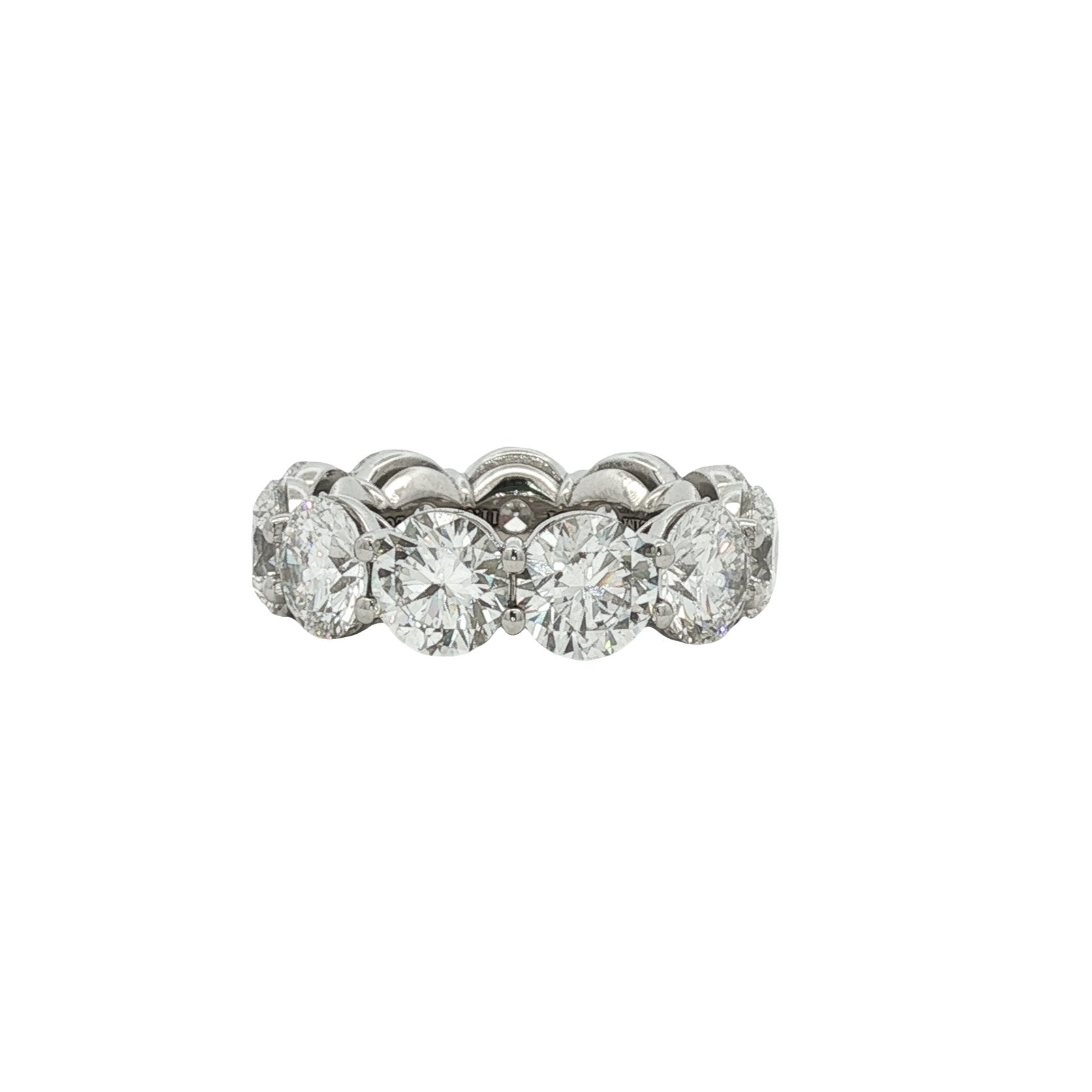 Platinum Lab Diamond Eternity Band