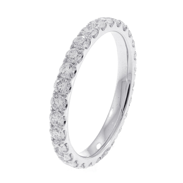 18kt White Gold Diamond Eternity Band