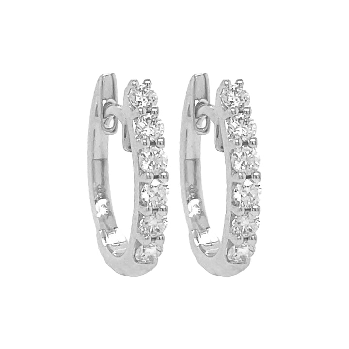 18kt White Gold Diamond Earrings