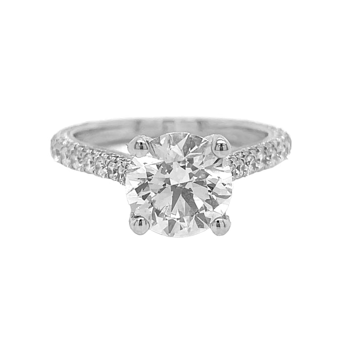 18kt White Gold Lab Diamond Ring