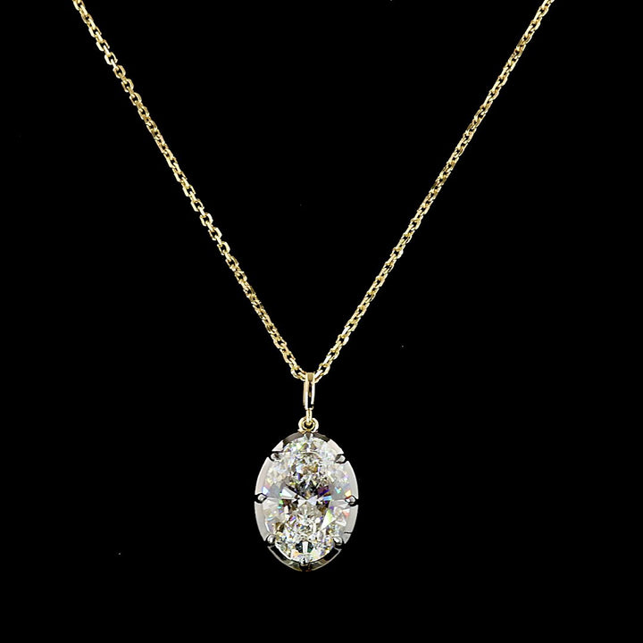 14kt Yellow Gold Lab Diamond Pendant