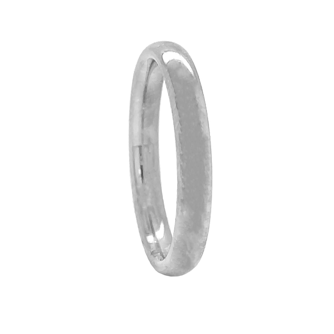 14kt White Gold Wedding Band