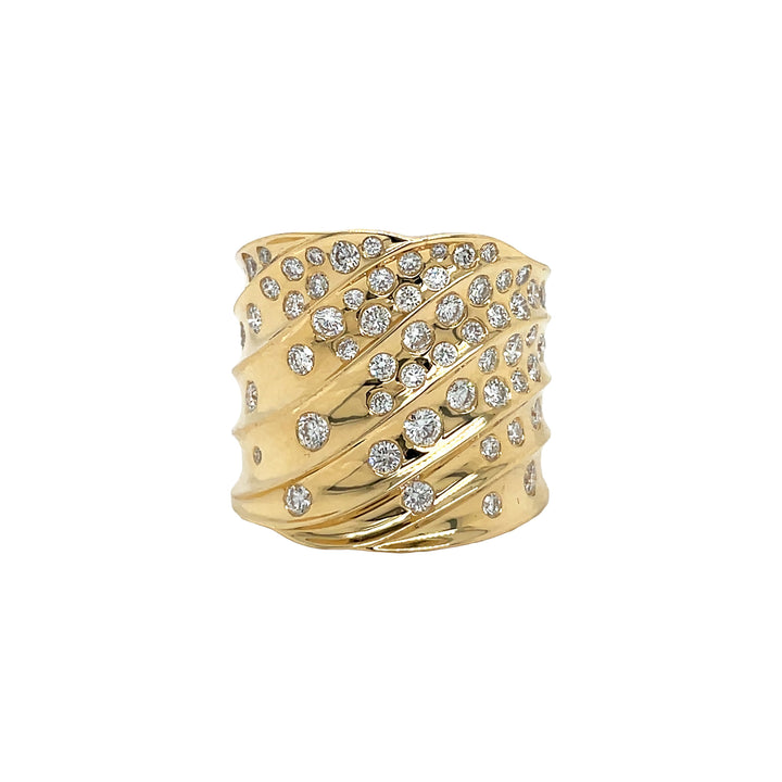 18kt Yellow Gold Diamond Ring
