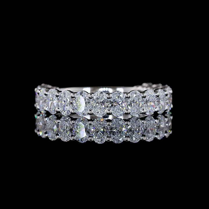 14kt White Gold Lab Diamond Eternity Band