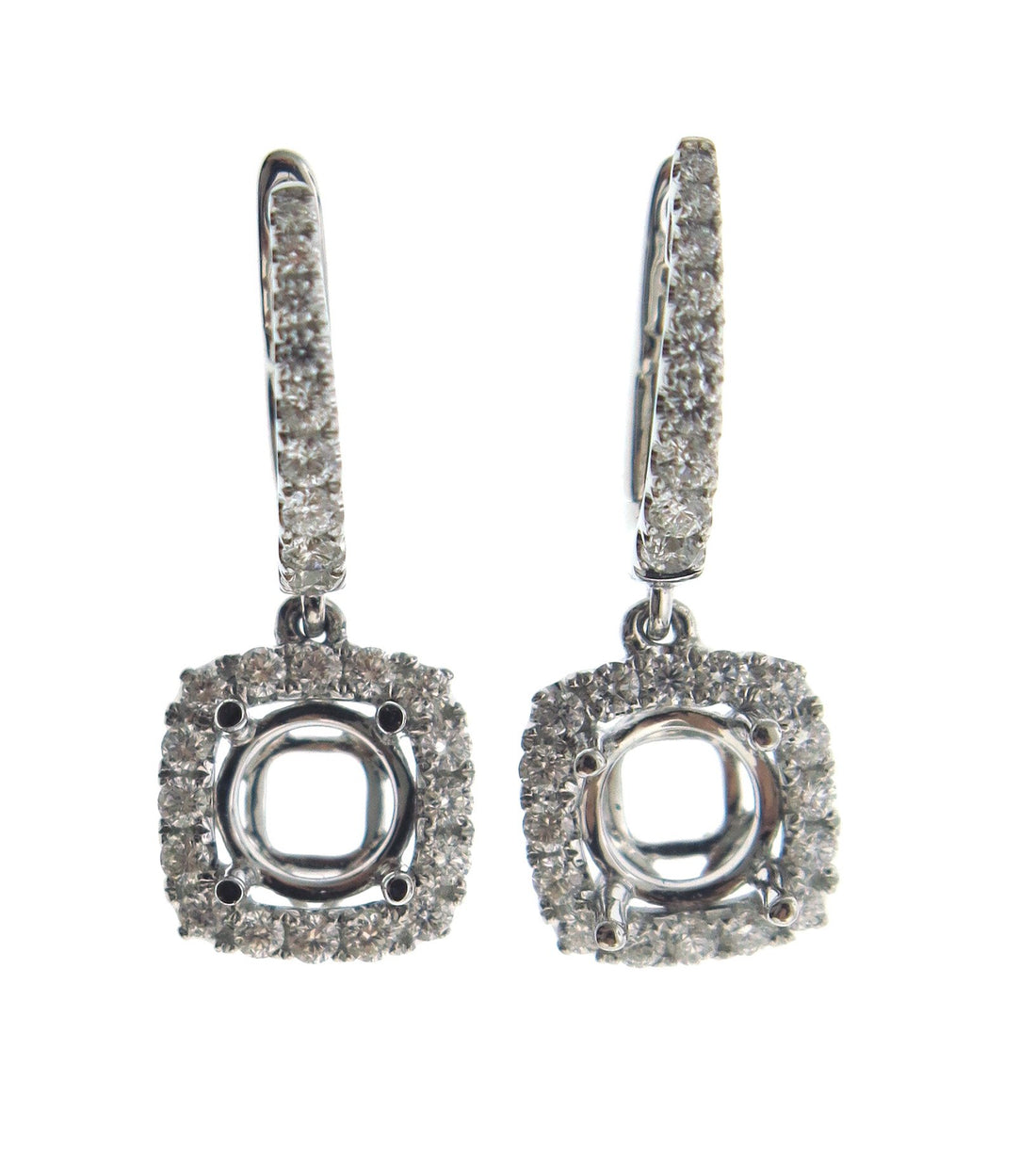 18kt White Gold Diamond Jackets