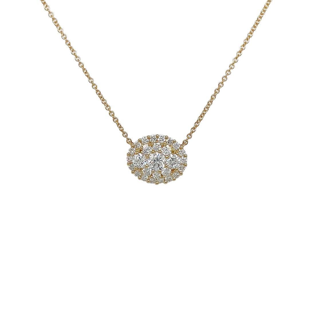 18kt Yellow Gold Diamond Pendant