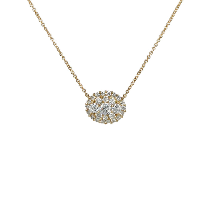 18kt Yellow Gold Diamond Pendant