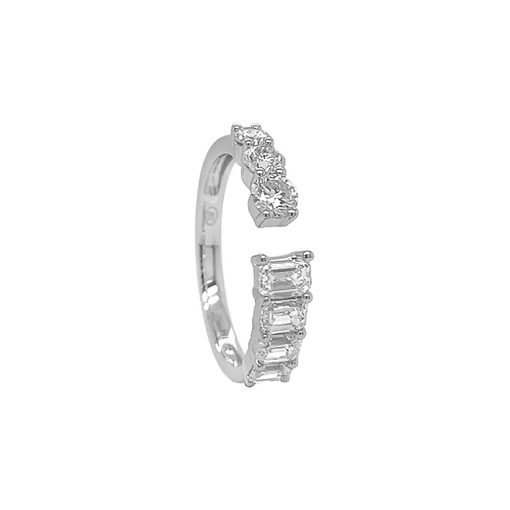 18kt White Gold Diamond Band