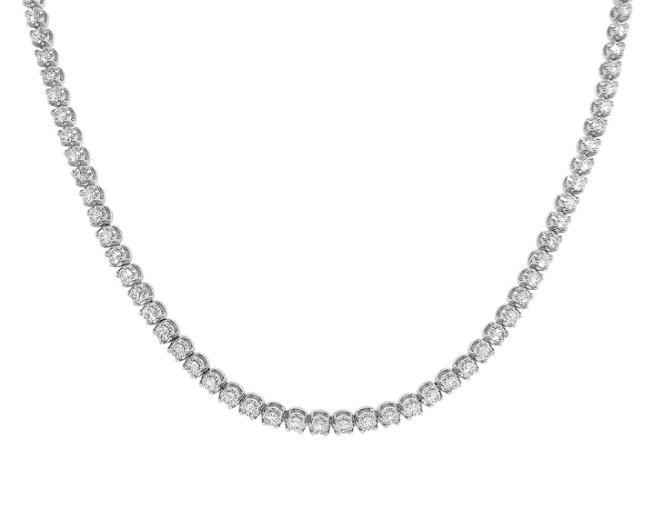 18kt White Gold Diamond Necklace