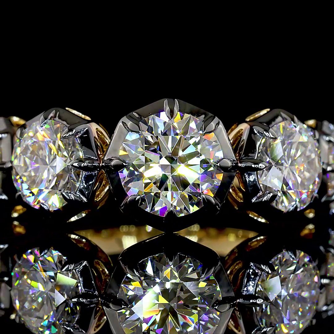 14kt Yellow Gold Lab Diamond Ring